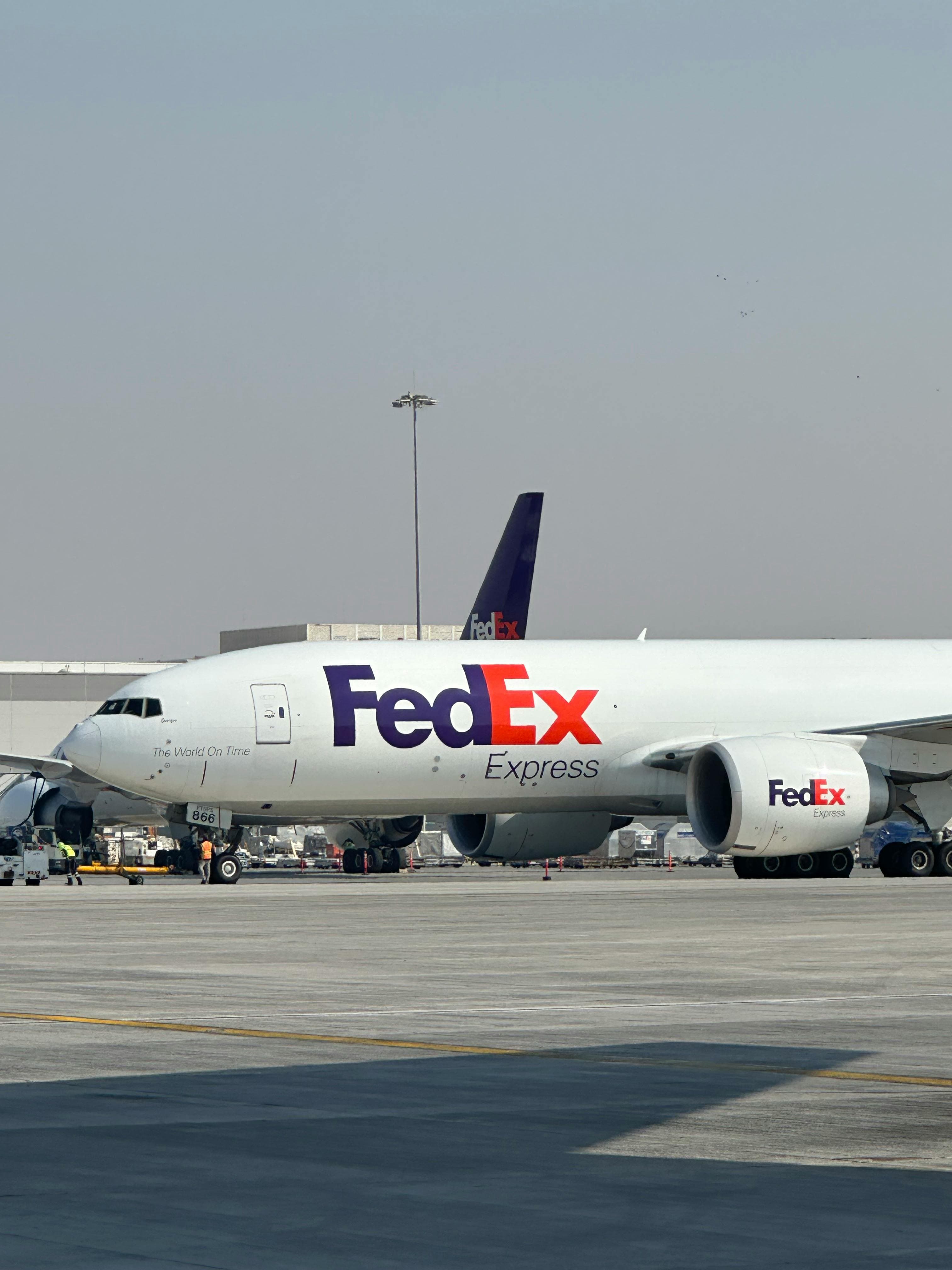 Air freight cargo plane